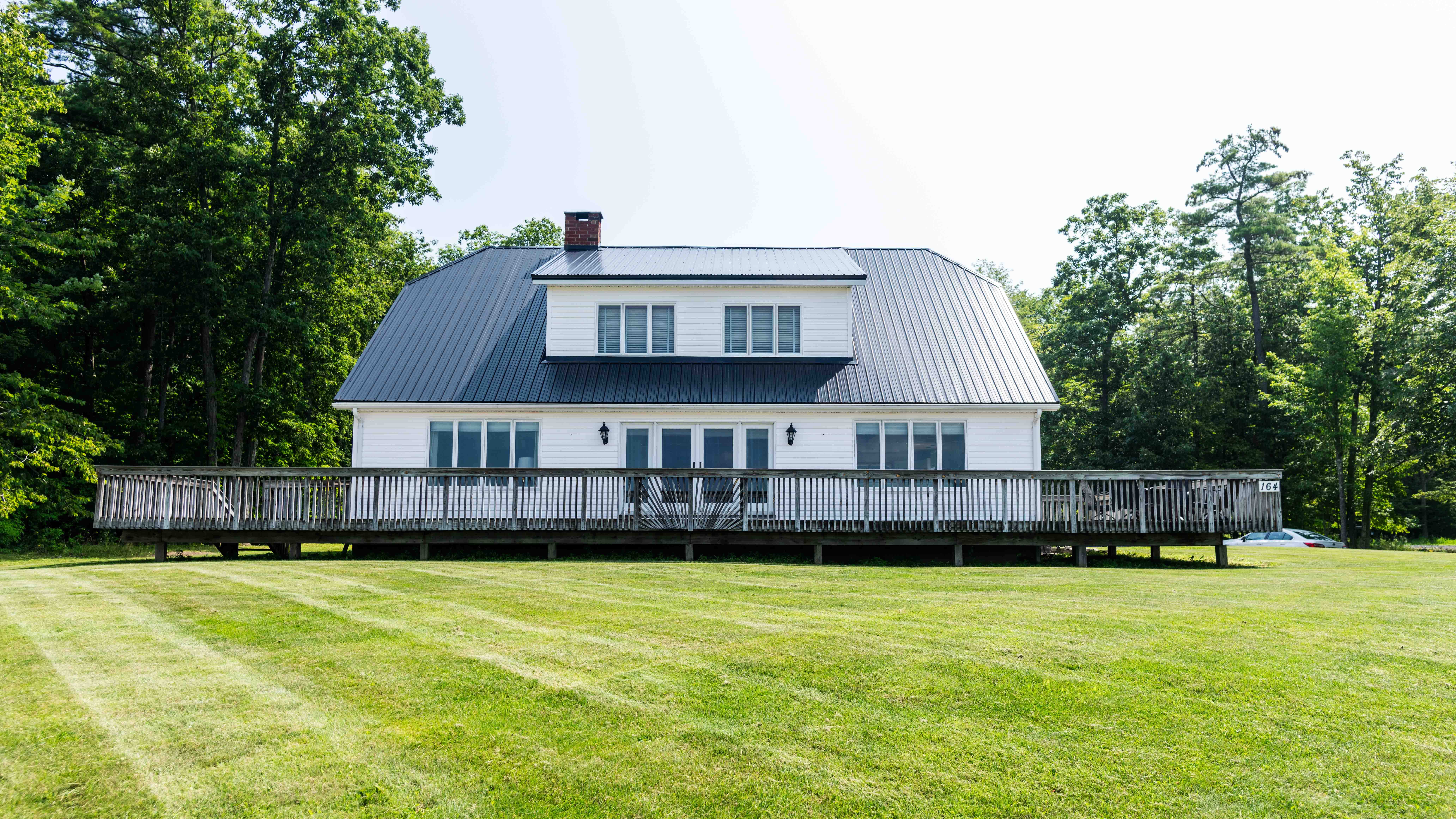 Exterior in Catskills Area Large home exterior, Catskills region NY real estate